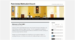 Desktop Screenshot of parkmethodist.org